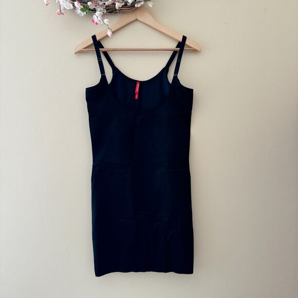 SPANX SmartGrip™ Slip Open-Bust Full Slip Very XL Black Retail $88 New - Picture 2 of 5